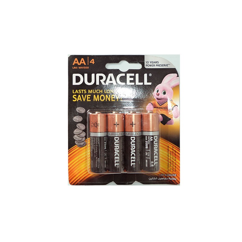 DURACELL Plus Power AA 4 Pack Battery pack MN1500