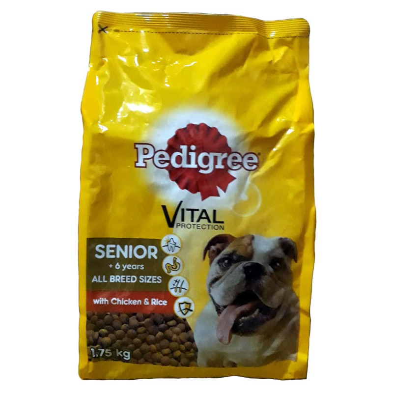 Pedigree senior clearance dry dog food